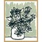 Windowsill Blossoms II by June Erica Vess Framed Canvas Wall Art